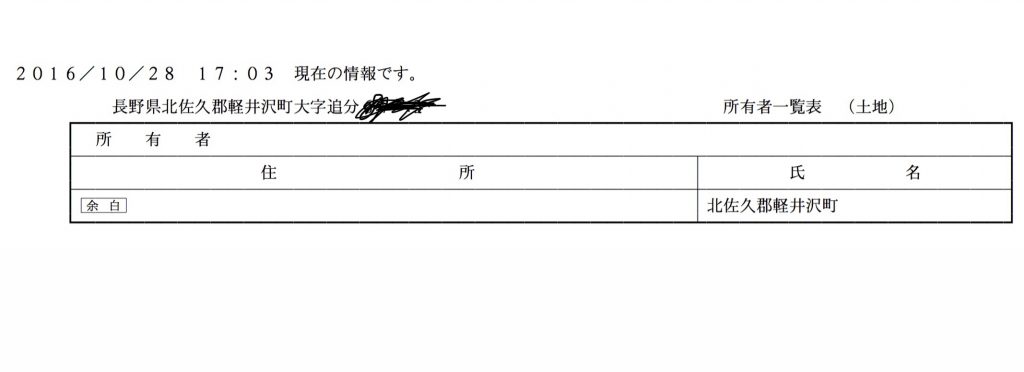 所有者事項